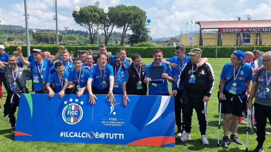 La favola di una squadra speciale: «Supereroi anche a Coverciano»