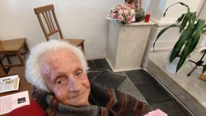 Antonietta Sini, di Siniscola, scomparsa oggi all'età di 109 anni