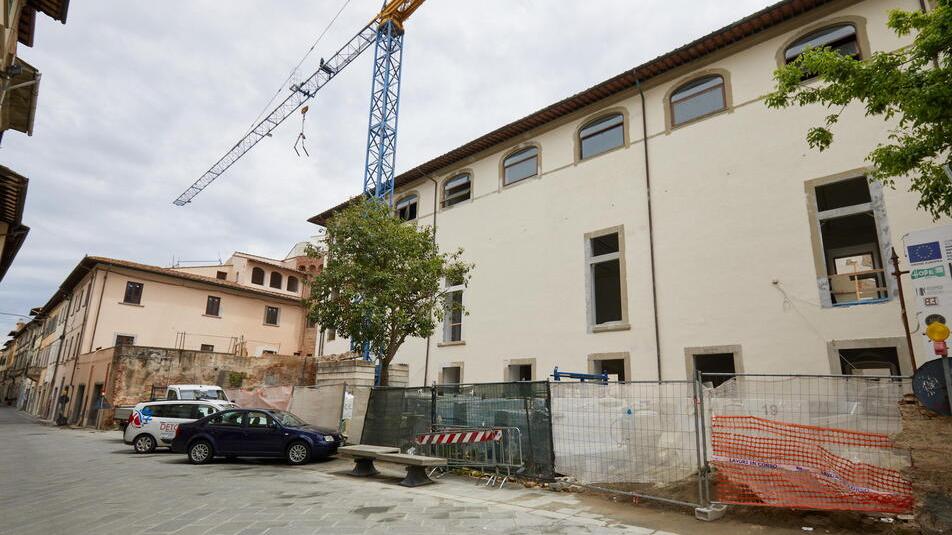 I lavori al vecchio ospedale