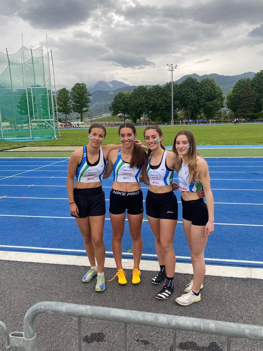 
	La staffetta 4x100 della Toscana Atletica Empoli

