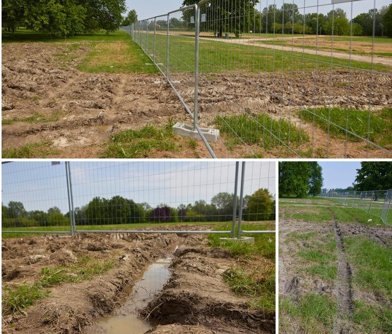 Ferrara. Parco urbano ancora transennato: «Va riaperto e c’è puzza»