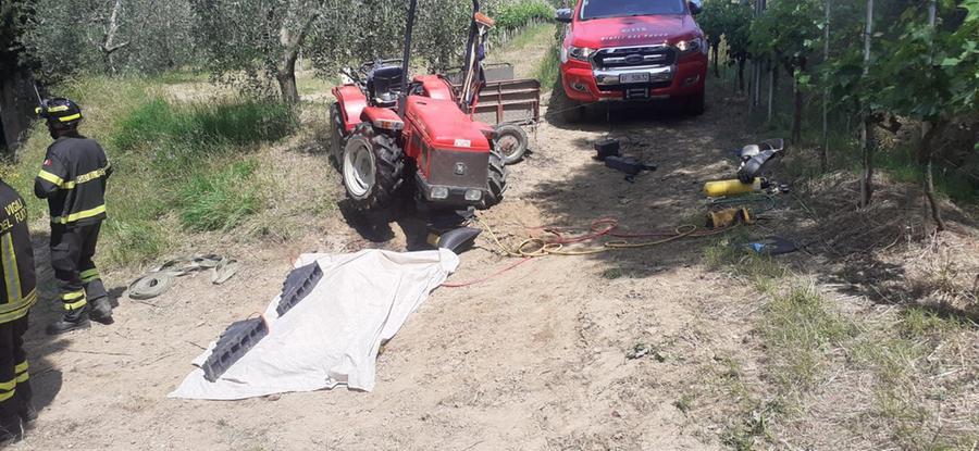 
	Il luogo della tragedia (Foto Franco Silvi)

