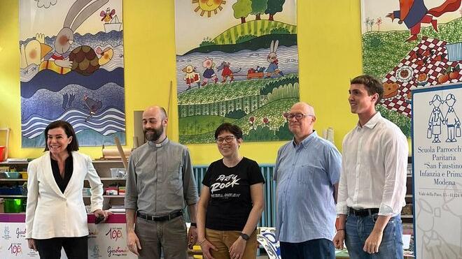 Comodino HOMIDEC 55 Cm Con 2 Cassetti - Struttura In Metallo, Tessuto, Bianco, Per Camera Da Letto E Soggiorno - Foto 7