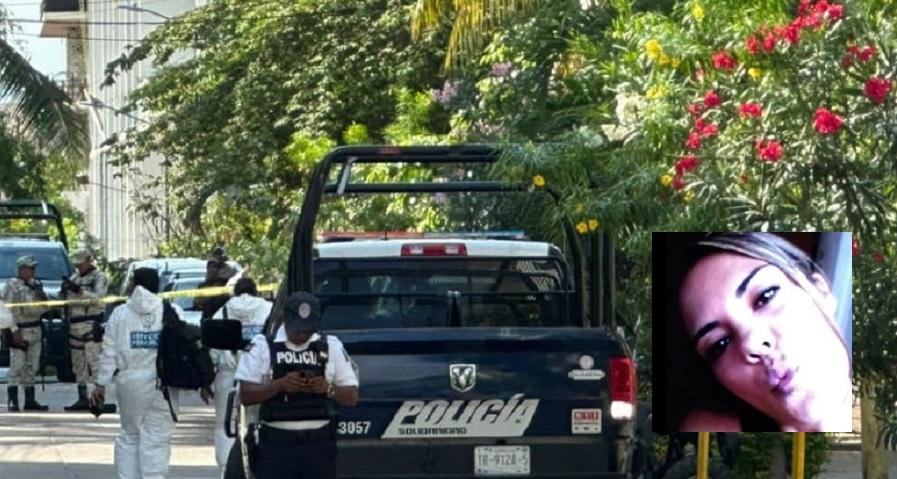 
	La polizia messicana davanti al locale dove &egrave; avvenuto il delitto. Nel riquadro Ornella Saiu

