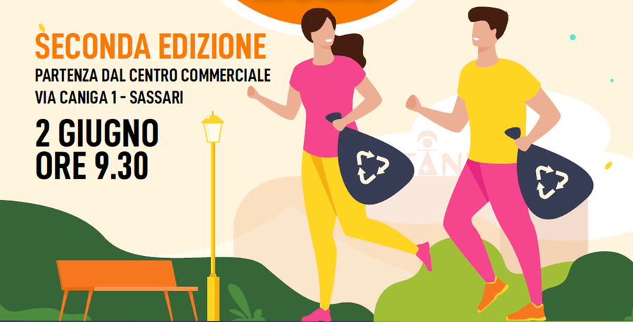 Correre e camminare raccogliendo rifiuti, a Sassari arriva il giro d’Italia Plogging