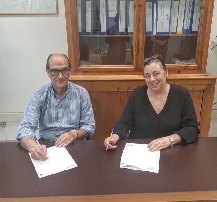 Il presidente del Consorzio di bonifica Ismaele Ridolfi e la governatrice della Misericordia di Altopascio Antonella Pistoresi