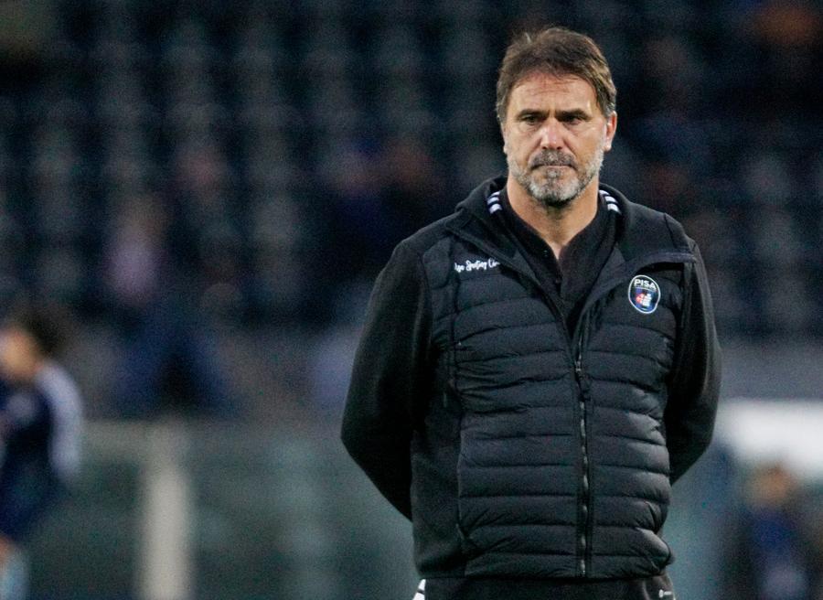 Il Pisa e D’Angelo si separano di nuovo: esonerato il tecnico