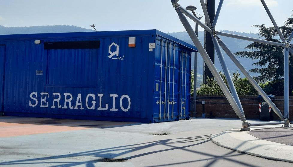 Il bar container del Serraglio