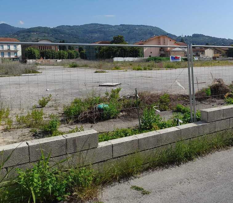 L’attuale veduta dell’ingresso principale dell’ex pastificio abbattuto nel corso del 2021