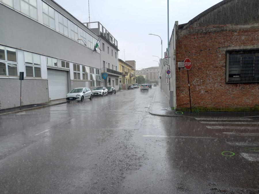 
	Il punto dove &egrave; accaduto l'incidente mortale, all'angolo tra via Alessandria e via Verona

