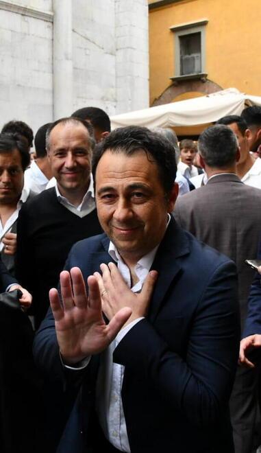 L’Ad rossonero Ray Lo Faso l’uomo dei conti e braccio destro di Bulgarella impegnato a ultimare le operazioni legate al risanamento dei conti (Sernacchioli)