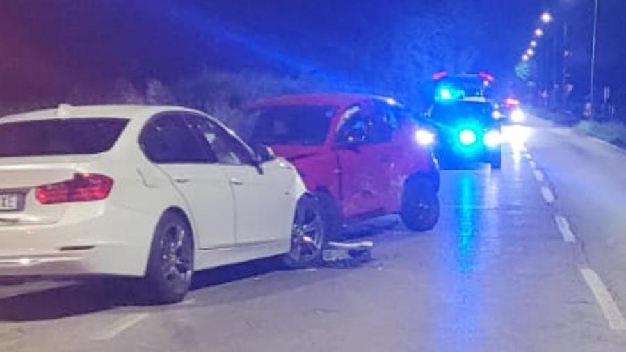 Castelnovo Sotto, schianto frontale fra due auto: 5 feriti
