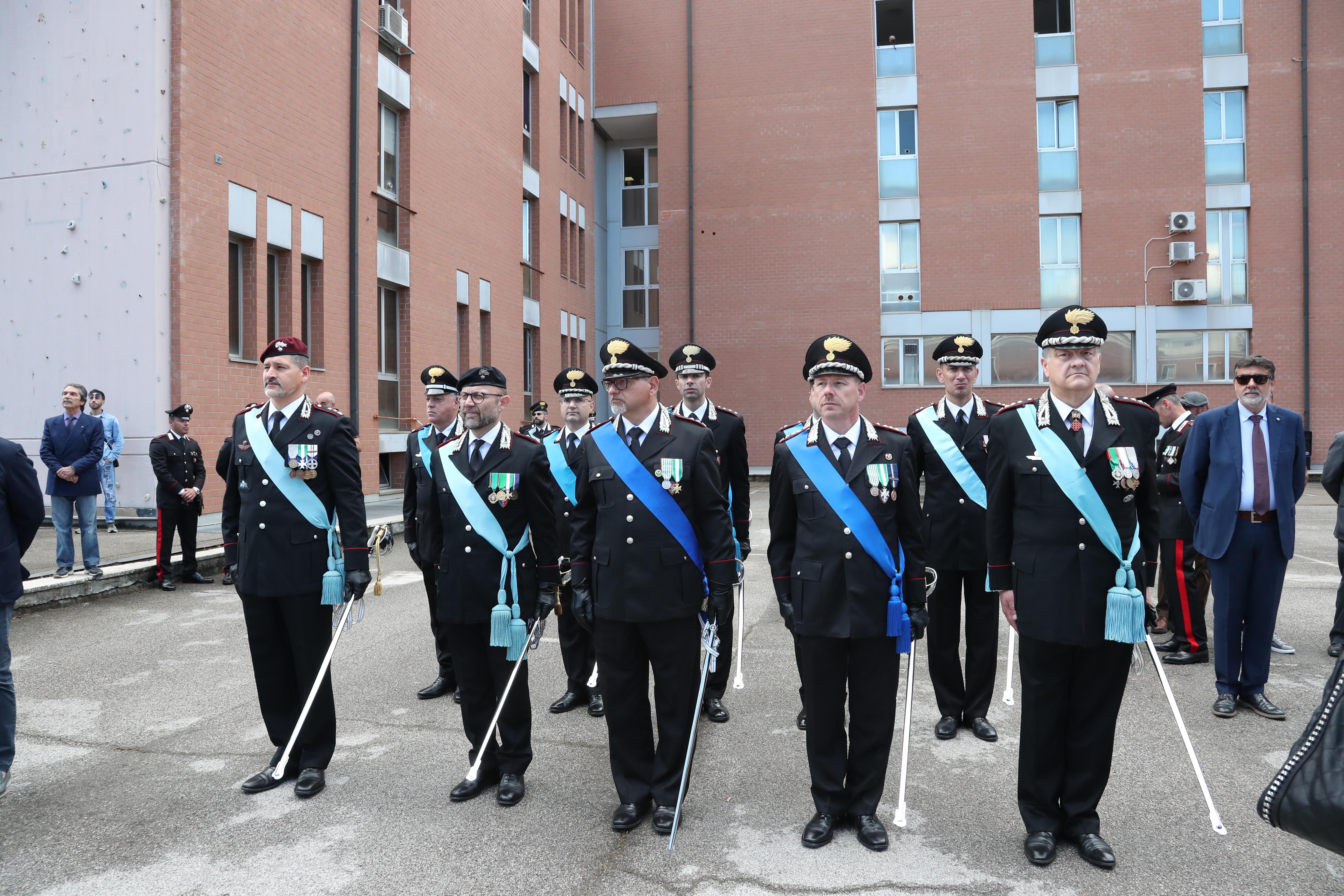 Una delle ultime feste dei carabinieri a Livorno (foto d'archivio)