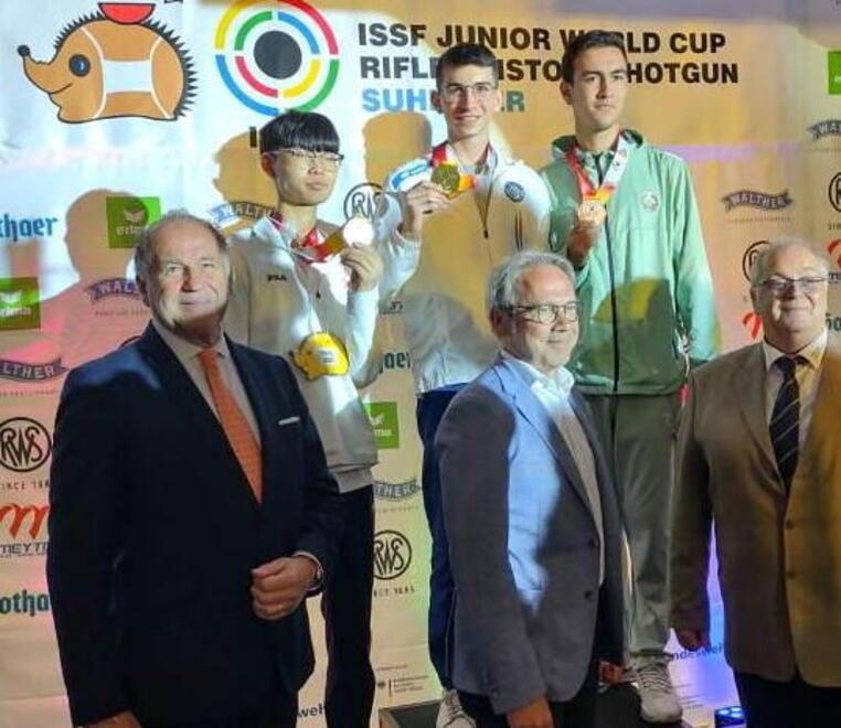 Pistola 10 metri, Luca Arrighi di Carrara conquista la Coppa del Mondo 
