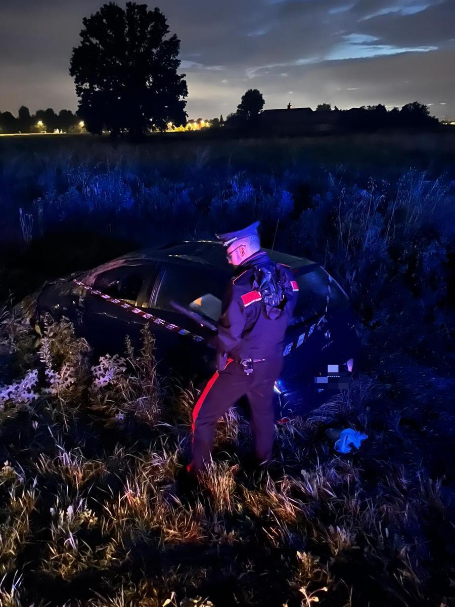 
	L'auto del giovane finita fuori strada

