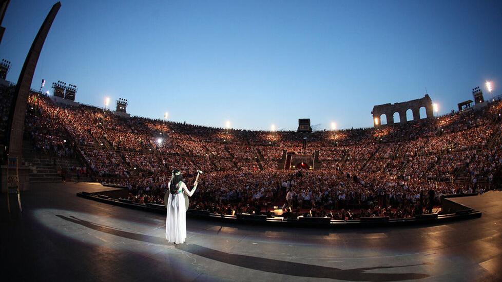 Aida, kolossal in mondovisione per i 100 anni dell’opera in Arena 