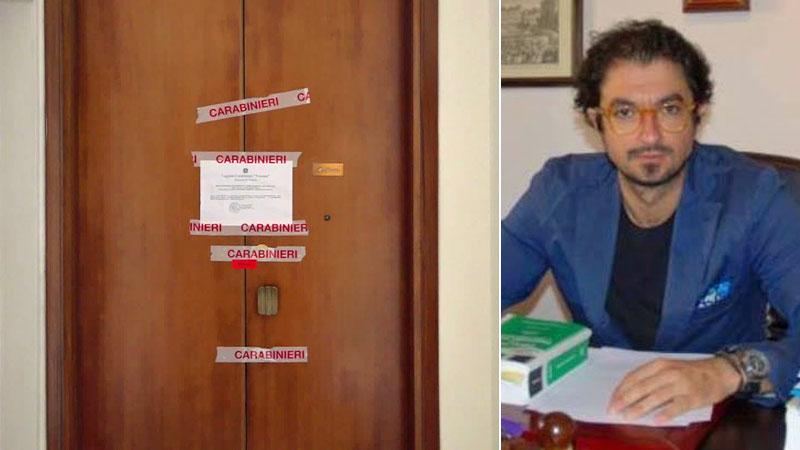 
	La casa della vittima posta sotto sequestro dai carabinieri, a destra&nbsp;l&rsquo;avvocato Francesco Stefani difensore dell&rsquo;indagato

