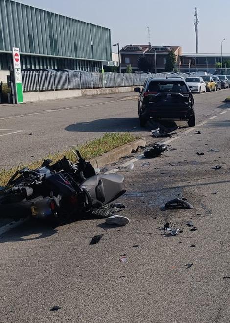 Carpi, gravissimo motociclista 40enne 