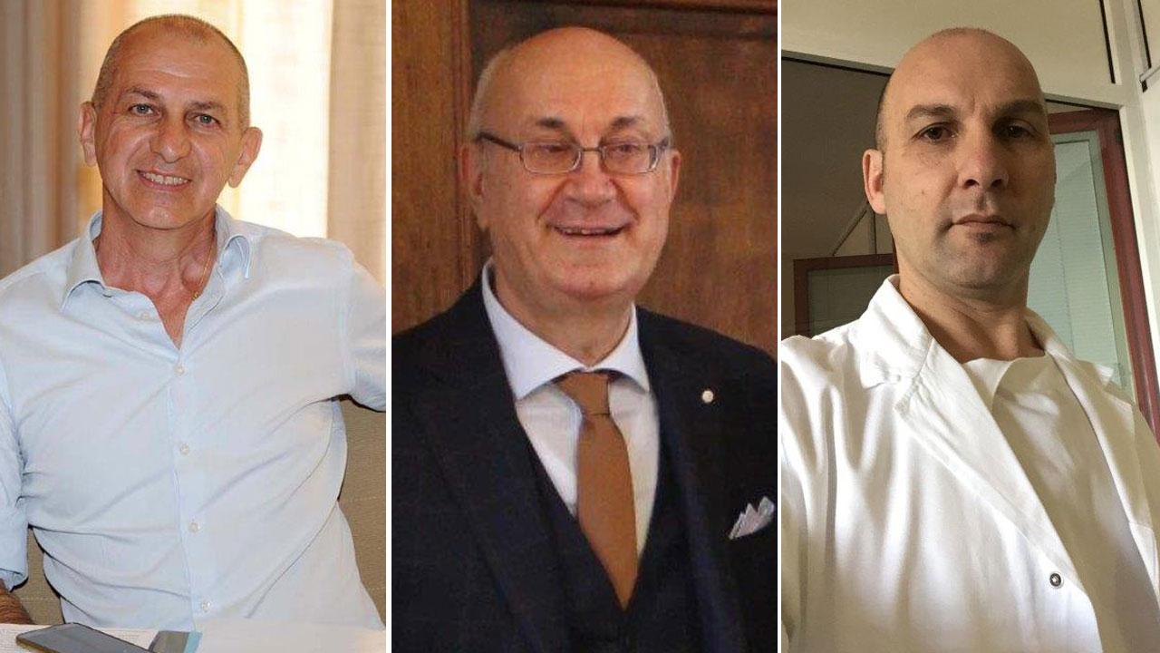 In ordine Marco Noti, Riccardo Cecchetti e Michele Casalis
