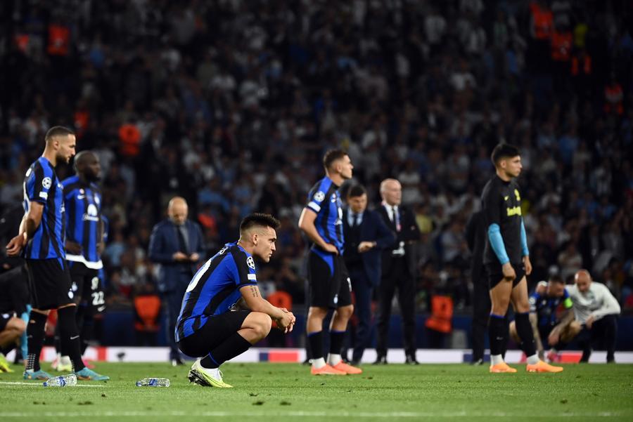 
	La delusione dei giocatori dell'Inter al termine della finale di Champions League (foto LaPresse)


