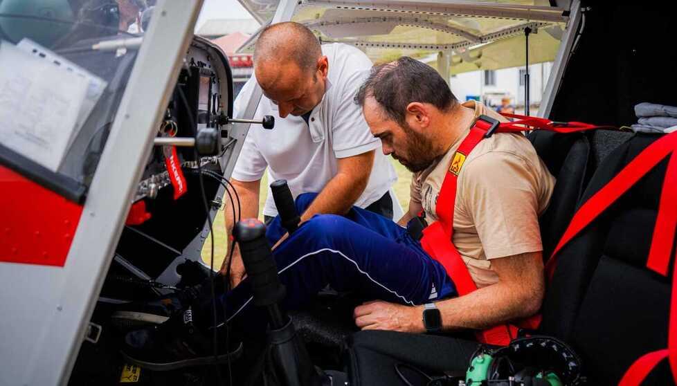 Voghiera, in volo per azzerare le barriere