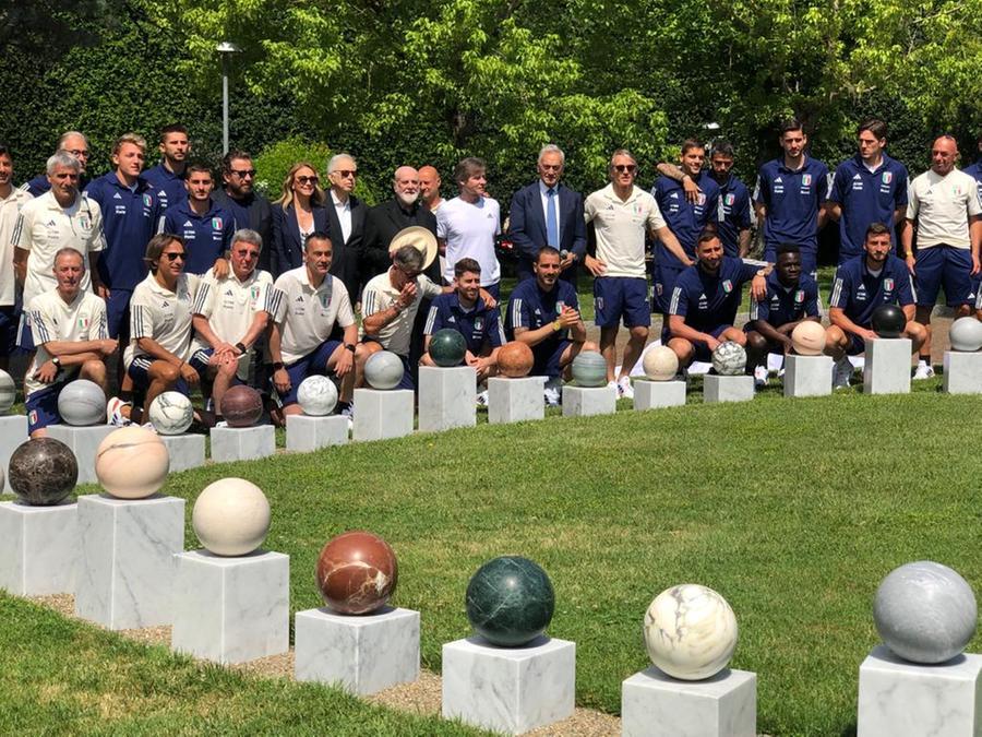 Arte e calcio a Coverciano, ecco l’opera di Pistoletto