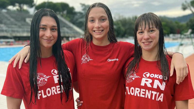 La Florentia del nuoto brilla in acqua. E la Nazionale italiana ne chiama 4