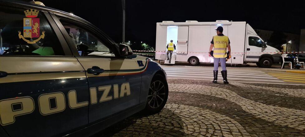 Alcol e droga, strage di patenti: maxi controlli della Stradale a Olbia