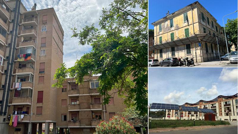 Nuova facciata in via Togliatti a Piombino: Casalp promette l’intervento