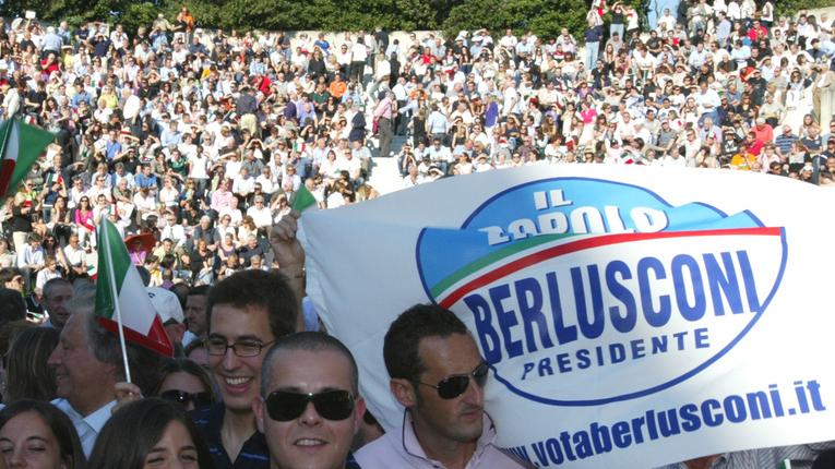 Prato, quel comizio di Silvio Berlusconi che fece eleggere il primo sindaco di centrodestra in città