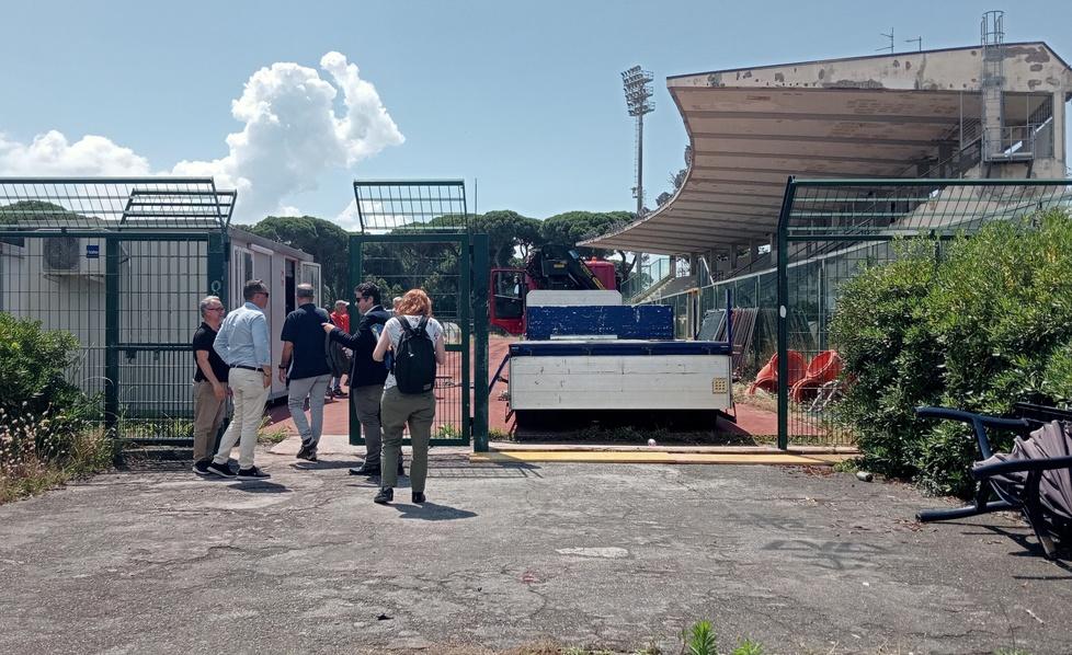 Stadio dei Pini, aperto il cantiere: «A breve il bando per il secondo lotto dei lavori»