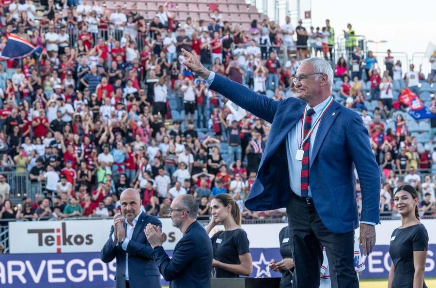 Claudio Ranieri mister del Cagliari calcio