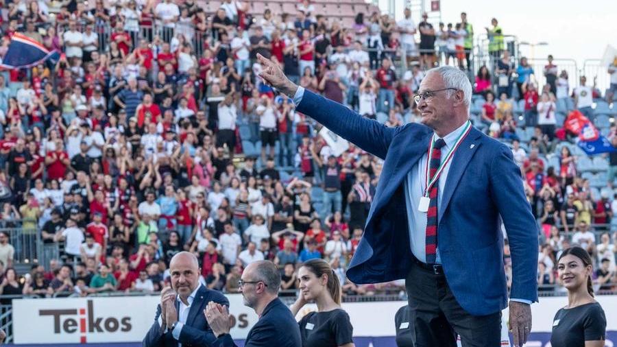 Claudio Ranieri mister del Cagliari calcio