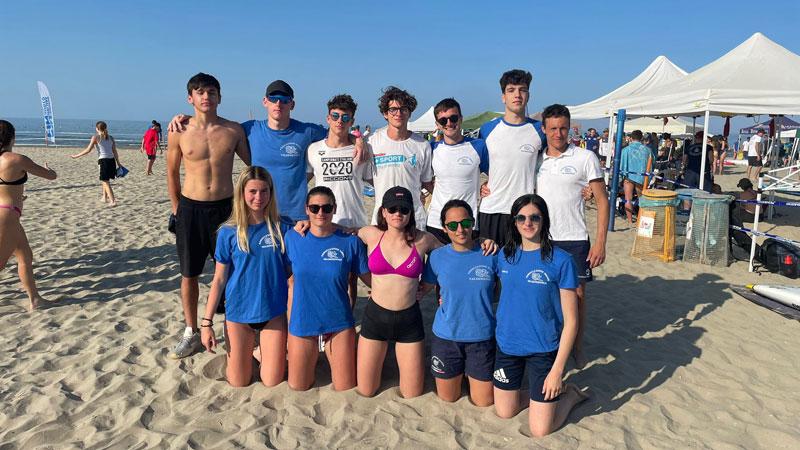 Salvamento Nuoto protagonista agli Assoluti. Lucchesi argento nella gara di tavola in mare