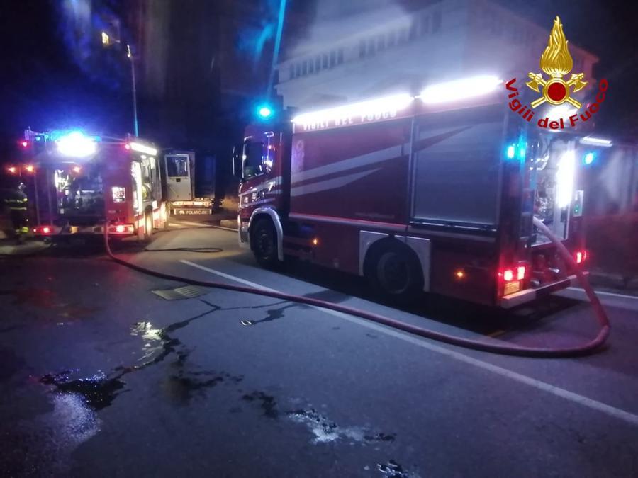 
	L'intervento dei vigili del fuoco&nbsp;

