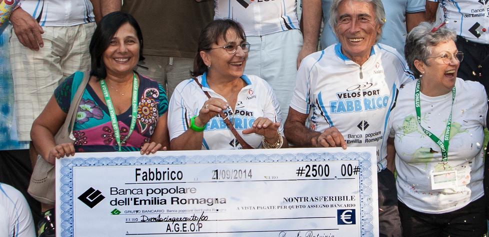 Fabbrico dona 2.500 euro all’Ageop