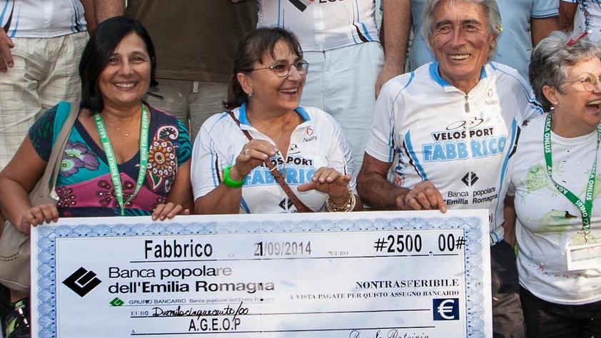 Fabbrico dona 2.500 euro all’Ageop
