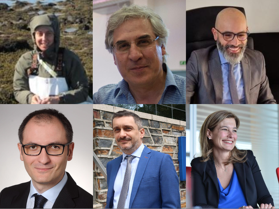 
	In senso orario, Federica Ragazzola, Vittorio Gazale, Salvatore Circosta, Corinne Pala, Enrico Petretto, Claudio Pistidda

