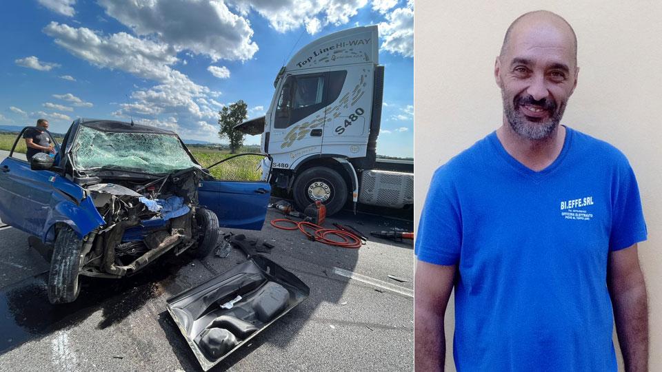 Capannoli, schianto tragico sulla Fila: vittima un operaio della Belvedere – Video