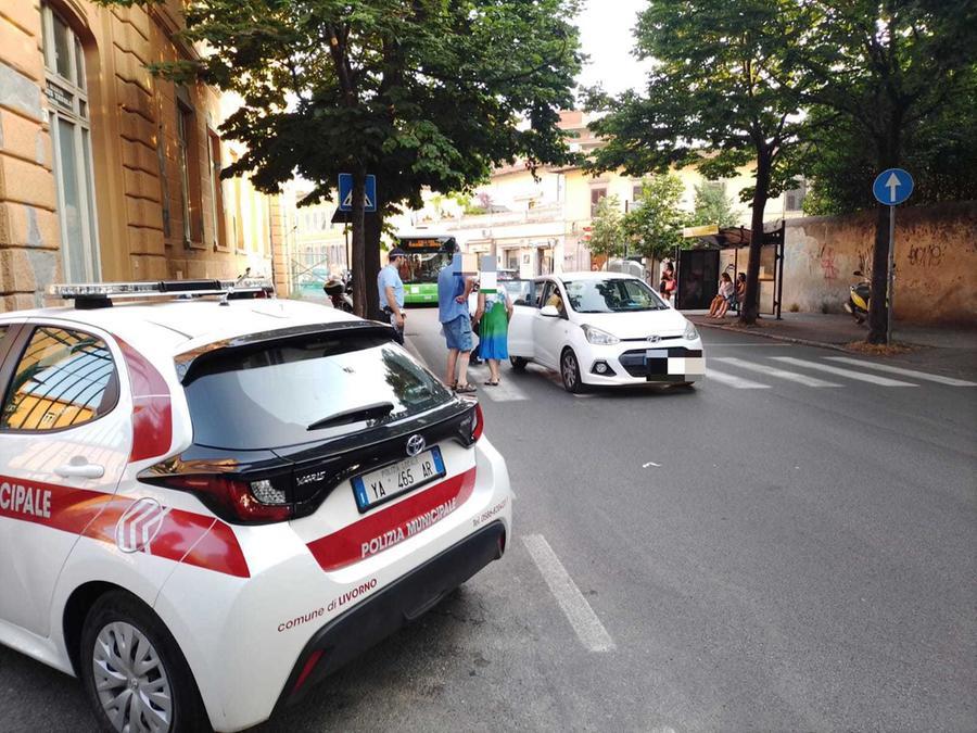 
	L'incidente sul viale Marconi (foto Daniele Stefanini/Silvi)

