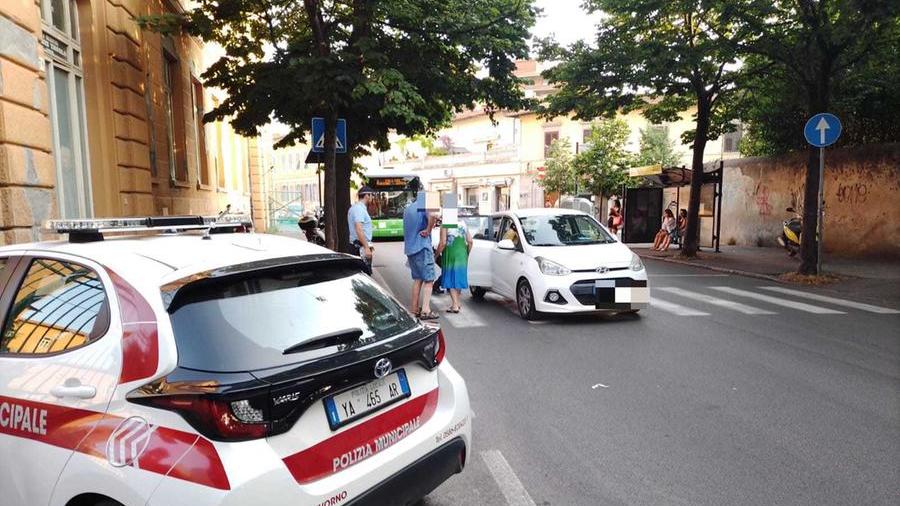 L'incidente sul viale Marconi (foto Daniele Stefanini/Silvi)