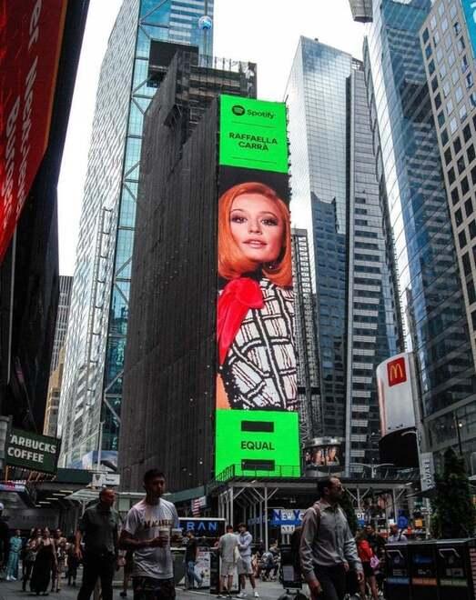 La gigantografia a Times Square