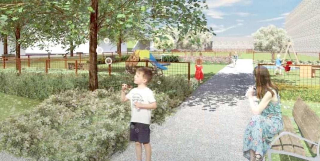 Giochi, alberi e viali pedonali: ecco il Giardino delle Civette