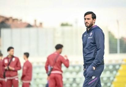 
	Alberto Aquilani durante una seduta di allenamento della Primavera viola

