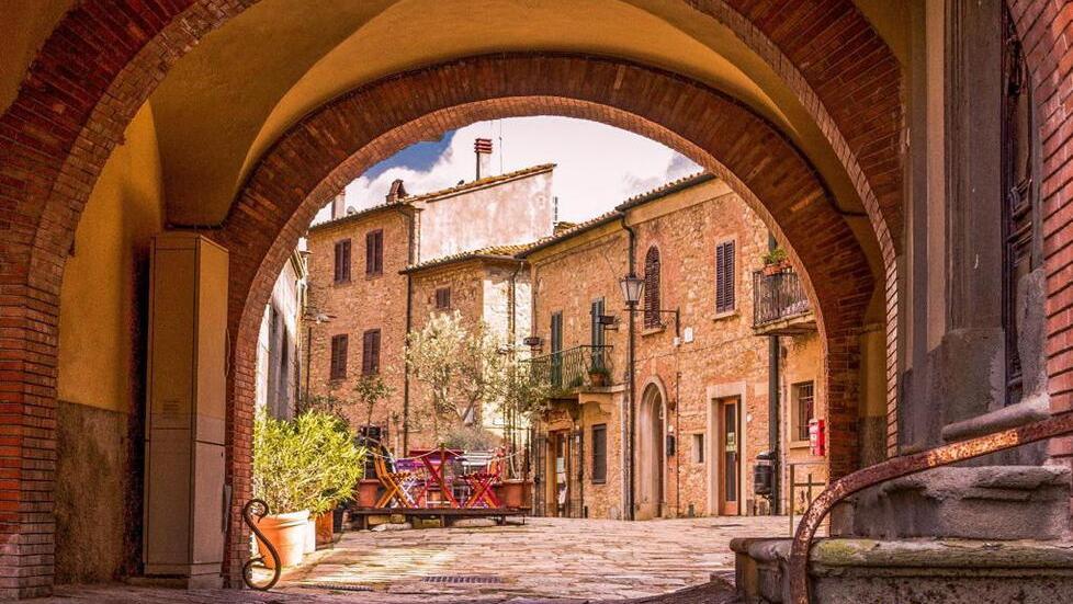 Uno scorcio del borgo di Casale Marittimo
