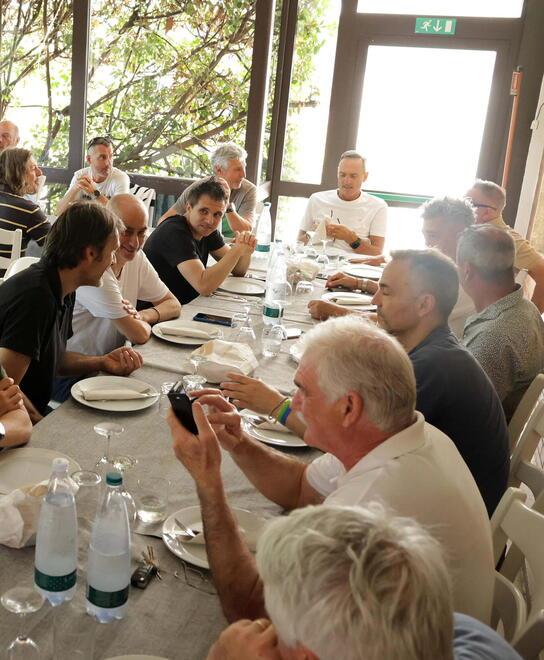 La reunion della Massese al ristorante Ippopotamus