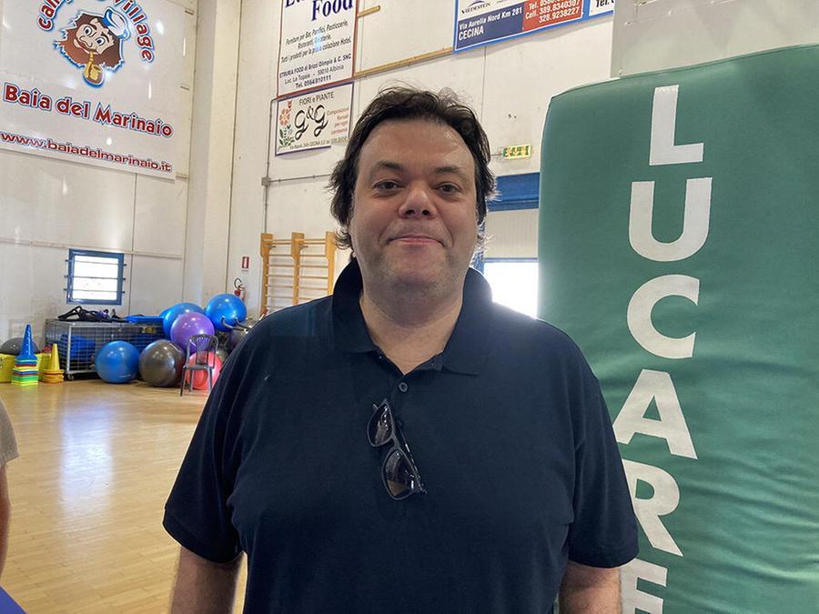 Roberto Russo (allenatore Basket Cecina prima squadra campionato di serie B 2021-22)