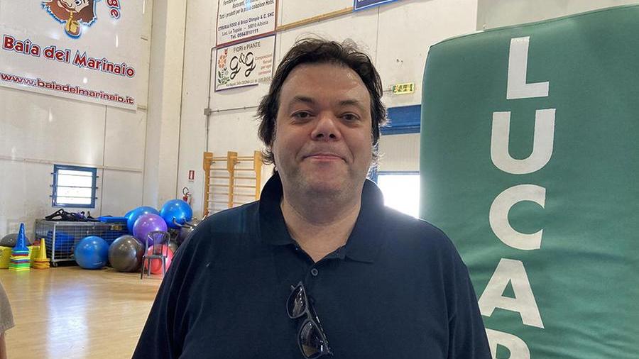 Roberto Russo (allenatore Basket Cecina prima squadra campionato di serie B 2021-22)