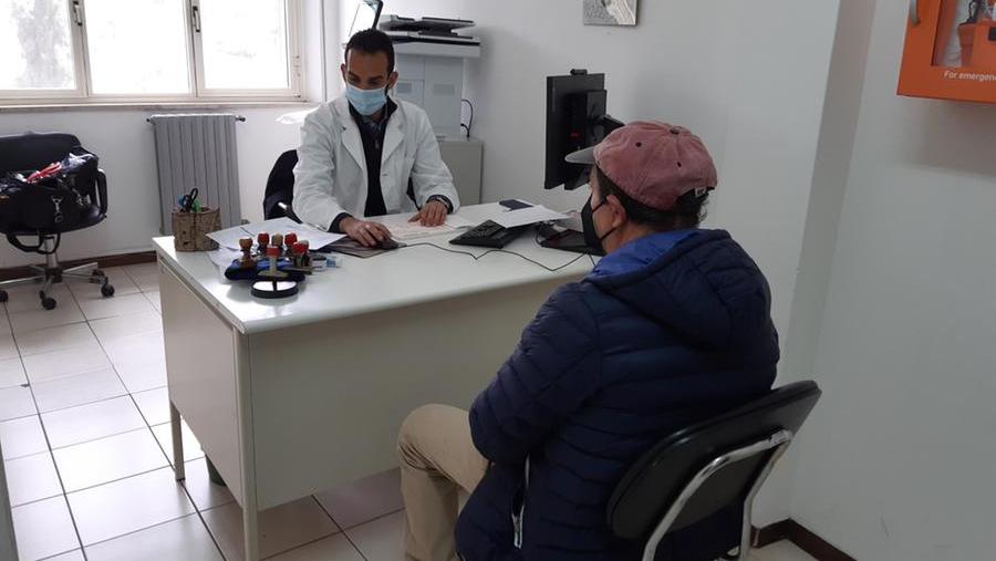 Una delle prime visite mediche nell'Ascot di Busachi