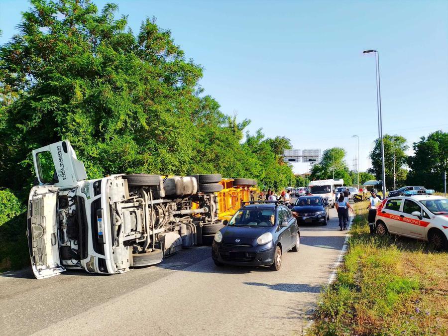 
	Il luogo dell'incidente (Foto Daniele Stefanini/Silvi)

